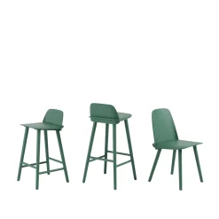 Muuto Nerd Barstol Grøn H75