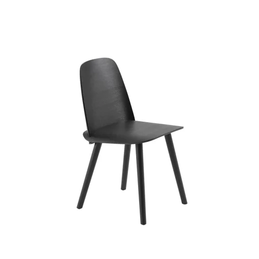 Muuto Nerd Spisebordsstol Sort