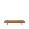 Muuto Outline Daybed Base Sort/Láder/Cognac