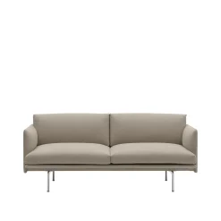 Muuto Outline 2-personers Sofa Ecriture 240/Aluminium