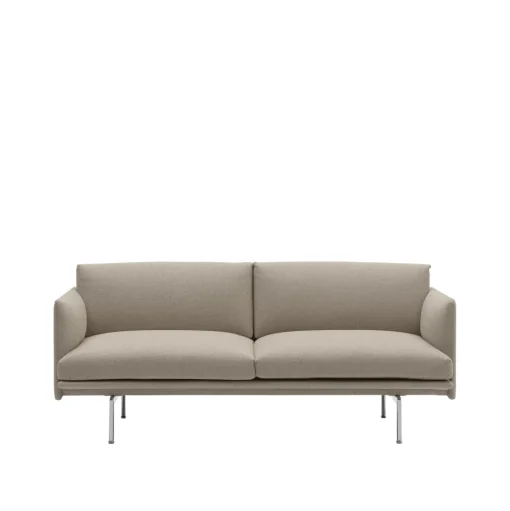 Muuto Outline 2-personers Sofa Ecriture 240/Aluminium