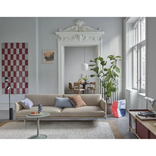 Muuto Outline 2-personers Sofa Ecriture 240/Aluminium