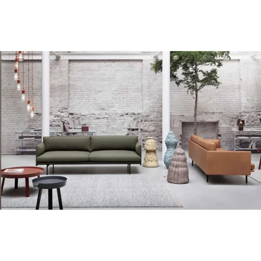 Muuto Outline 3-personers Sofa Remix 163/Sort