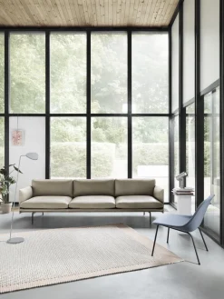 Muuto Pebble Gulvtáppe 200 x 300 cm Pale Rose