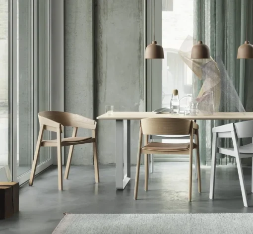 Muuto Ply Gulvtáppe 240 x 170 cm Sort/Hvid
