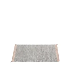 Muuto Ply Gulvtáppe Sort/Hvid 140 X 85 cm