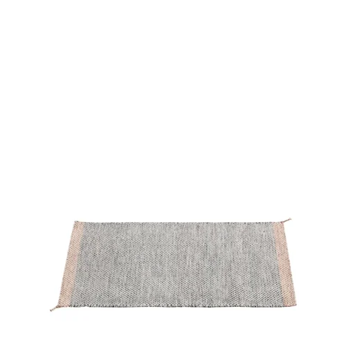 Muuto Ply Gulvtáppe Sort/Hvid 140 X 85 cm