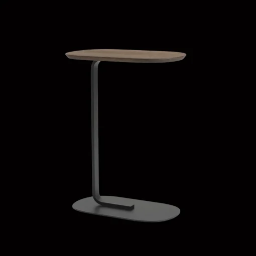 Muuto Relate Sofabord 73,5 cm Røget Eg/Sort