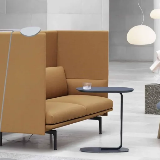 Muuto Relate Sofabord 73,5 cm Røget Eg/Sort