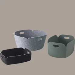 Muuto Restore Bakke 40x31 Sort Mélange