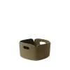 Muuto Restore Kurv 28x28 Brungrøn