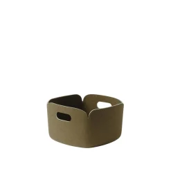 Muuto Restore Kurv 28x28 Brungrøn