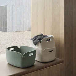 Muuto Restore Kurv 48x35 Støvet Grøn