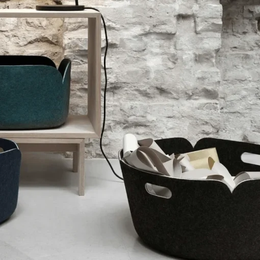 Muuto Restore Rund KurvØ52 Sort