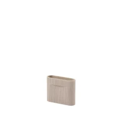 Muuto Ridge Vase Beige H16,5 cm