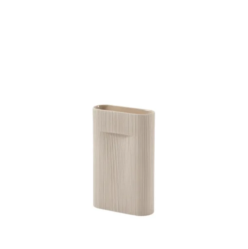 Muuto Ridge Vase Beige H35 cm