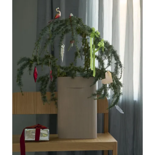 Muuto Ridge Vase Beige H35 cm