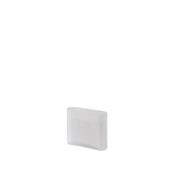 Muuto Ridge Vase H16,5 Hvid/Frostet Glas
