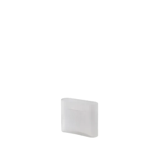 Muuto Ridge Vase H16,5 Hvid/Frostet Glas