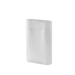 Muuto Ridge Vase H48,5 Hvid/Frostet Glas