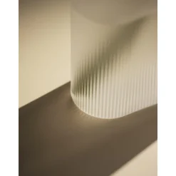 Muuto Ridge Vase H48,5 Hvid/Frostet Glas