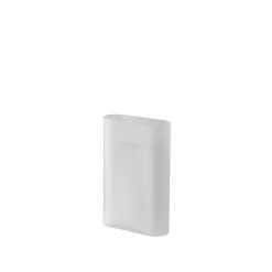 Muuto Ridge Vase H35 Hvid/Frostet Glas