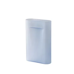 Muuto Ridge Vase H48,5 Lyseblå/Frostet Glas