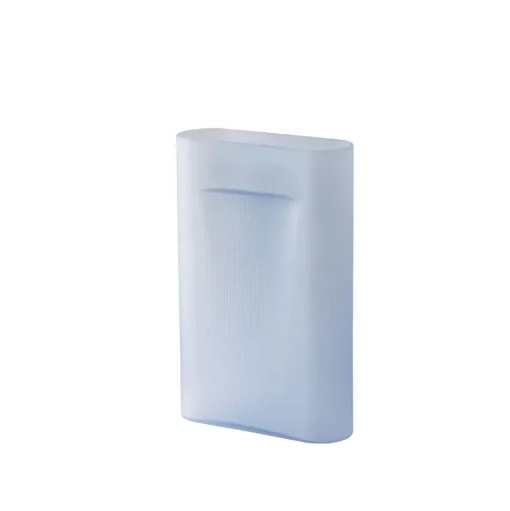 Muuto Ridge Vase H48,5 Lyseblå/Frostet Glas