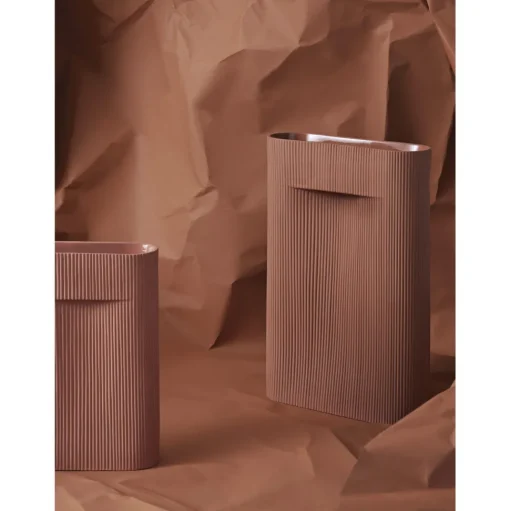 Muuto Ridge Vase H48,5 Terracotta