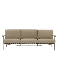 Muuto Settle Udendørs 3-Personers Sofa Ribbed Weave 5/Taupe