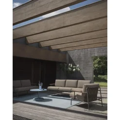 Muuto Settle Udendørs 3-Personers Sofa Ribbed Weave 5/Taupe