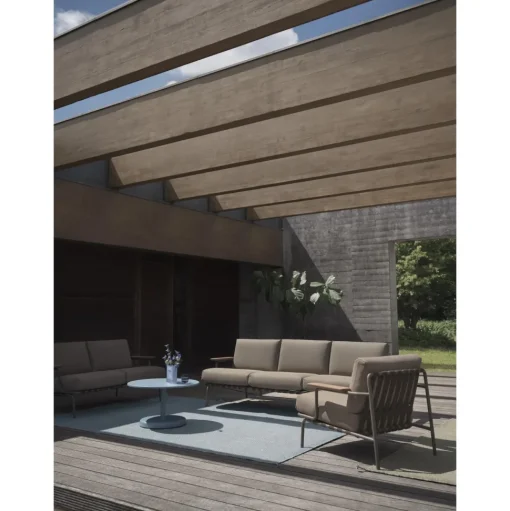 Muuto Settle Udendørs 3-Personers Sofa Ribbed Weave 5/Taupe