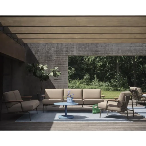 Muuto Settle Udendørs 3-Personers Sofa Ribbed Weave 5/Taupe