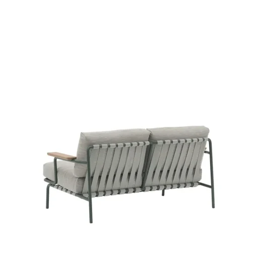 Muuto Settle Udendørs 2-Personers Sofa Ribbed Weave 2/Mørkegrøn