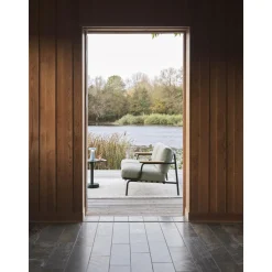Muuto Settle Udendørs 2-Personers Sofa Ribbed Weave 2/Mørkegrøn