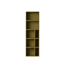 Muuto Stacked Bogreol Konfiguration 7 Brungrøn
