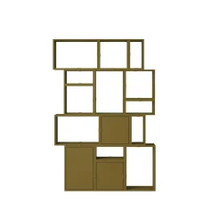 Muuto Stacked Bogreol Konfiguration 2 Brungrøn