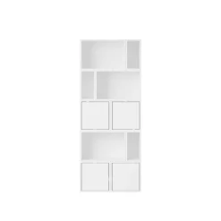 Muuto Stacked Bogreol Konfiguration 8 Hvid