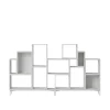 Muuto Stacked Bogreol Konfiguration 3 Grå