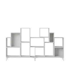 Muuto Stacked Bogreol Konfiguration 3 Grå