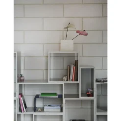 Muuto Stacked Bogreol Konfiguration 3 Grå