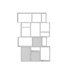 Muuto Stacked Bogreol Konfiguration 2 Grå