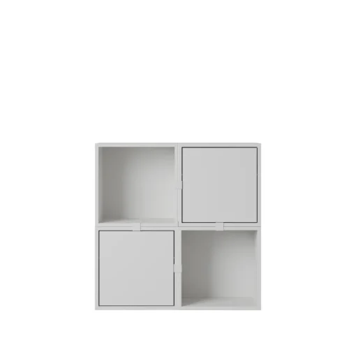 Muuto Stacked Hallway Reol Konfiguration 4 Grå