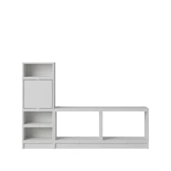 Muuto Stacked Hallway Reol Konfiguration 1 Grå