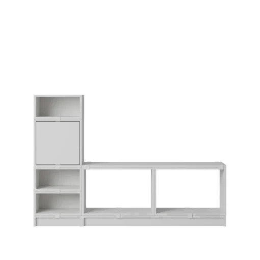Muuto Stacked Hallway Reol Konfiguration 1 Grå