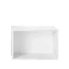 Muuto Stacked Hyldesystem Med Bagplade Stor Hvid