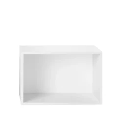 Muuto Stacked Hyldesystem Med Bagplade Stor Hvid