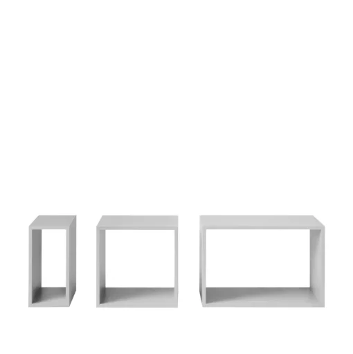 Muuto Stacked Hyldesystem Medium Grå