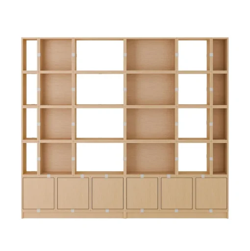 Muuto Stacked Office Reol Konfiguration 3 Grå