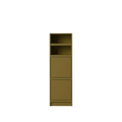 Muuto Stacked Office Reol Konfiguration 4 Brungrøn
